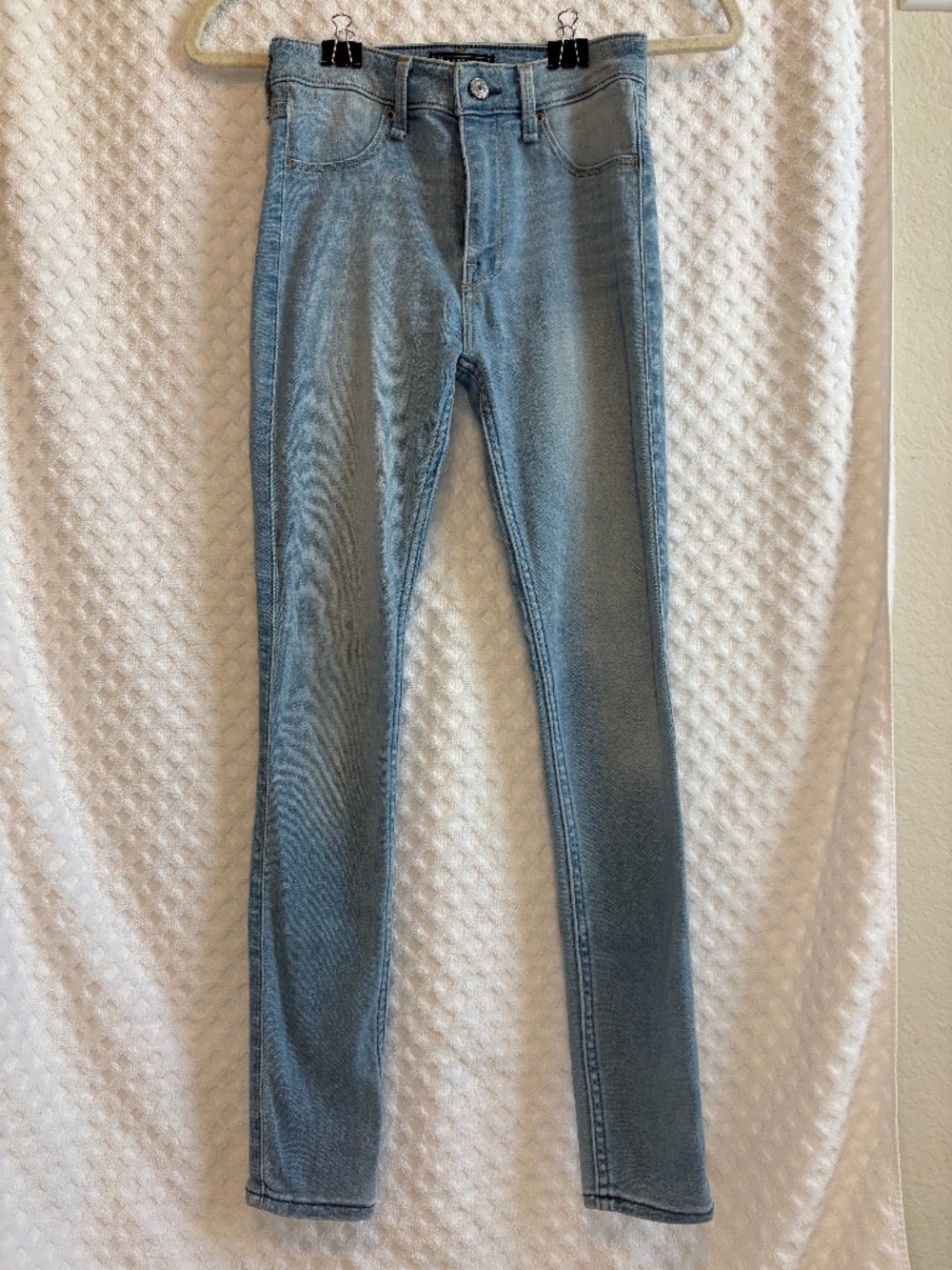 Abercrombie & Fitch Simone High Rise Jean Leggings | Girls 24 (00S) | Light Wash
